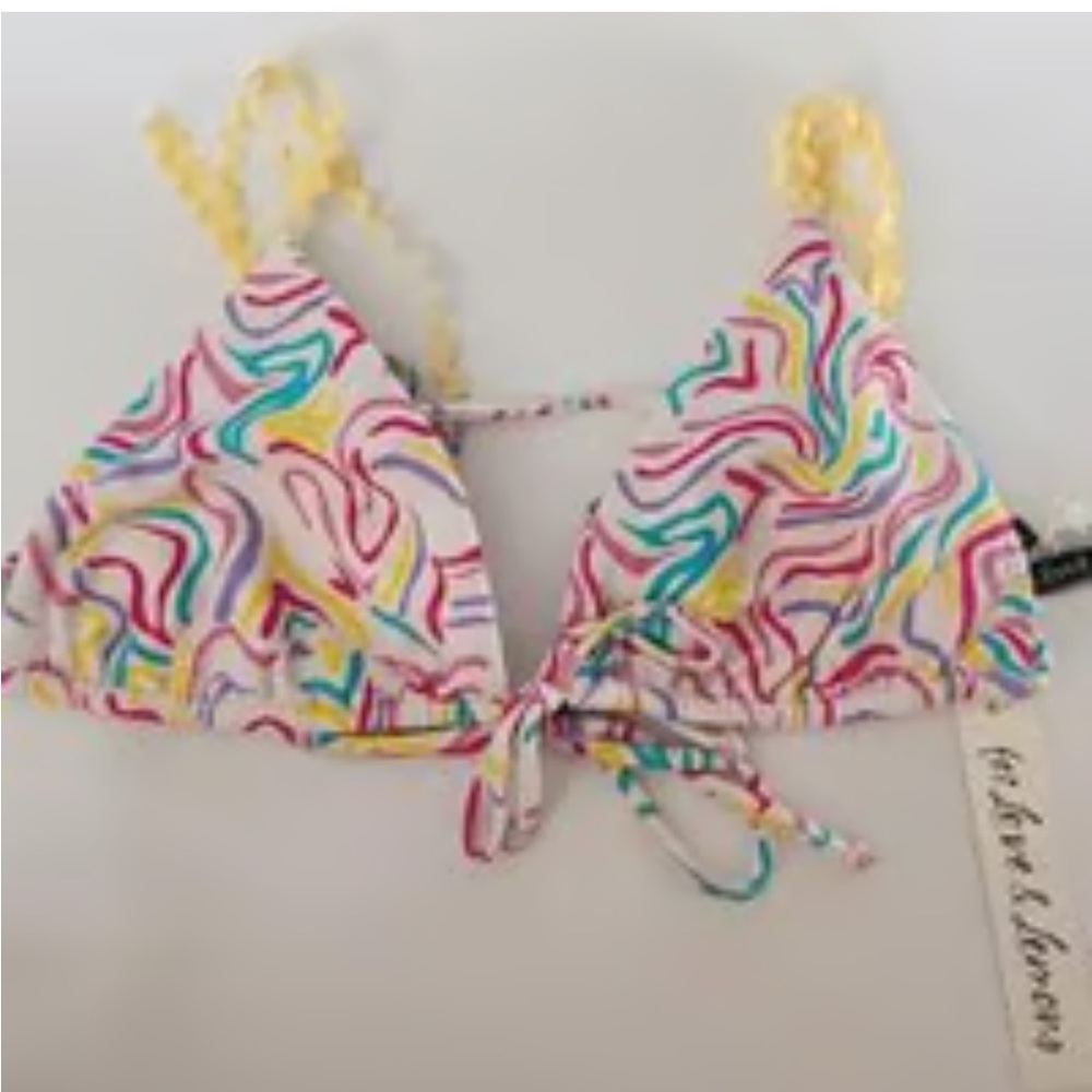 For love of lemons bikini top